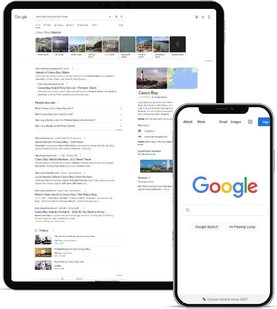 Search Engine Optimization Screen